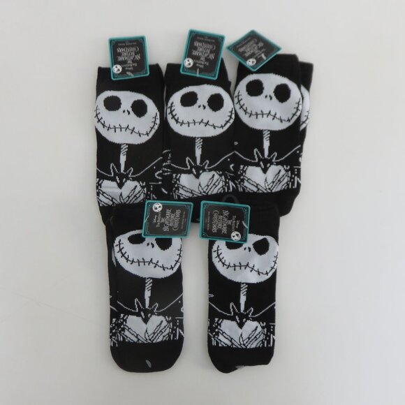 5 pair Nightmare before Christmas no show socks size 4 - 10 - Picture 1 of 5